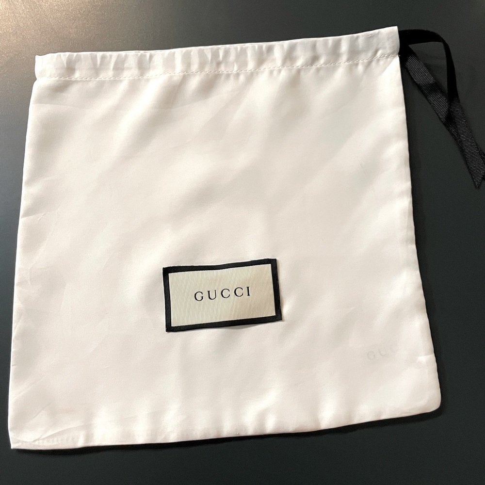 Gucci Belt Dust Bag 10”x10”